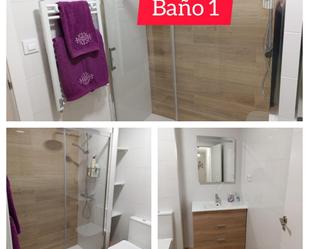 Bany de Pis de lloguer en Ourense Capital  amb Calefacció, Parquet i Terrassa