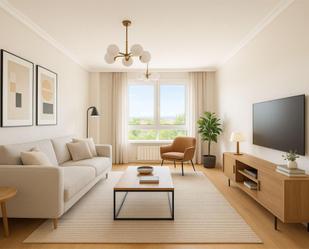 Living room of Flat for sale in Zumaia  with Heating, Private garden and Parquet flooring