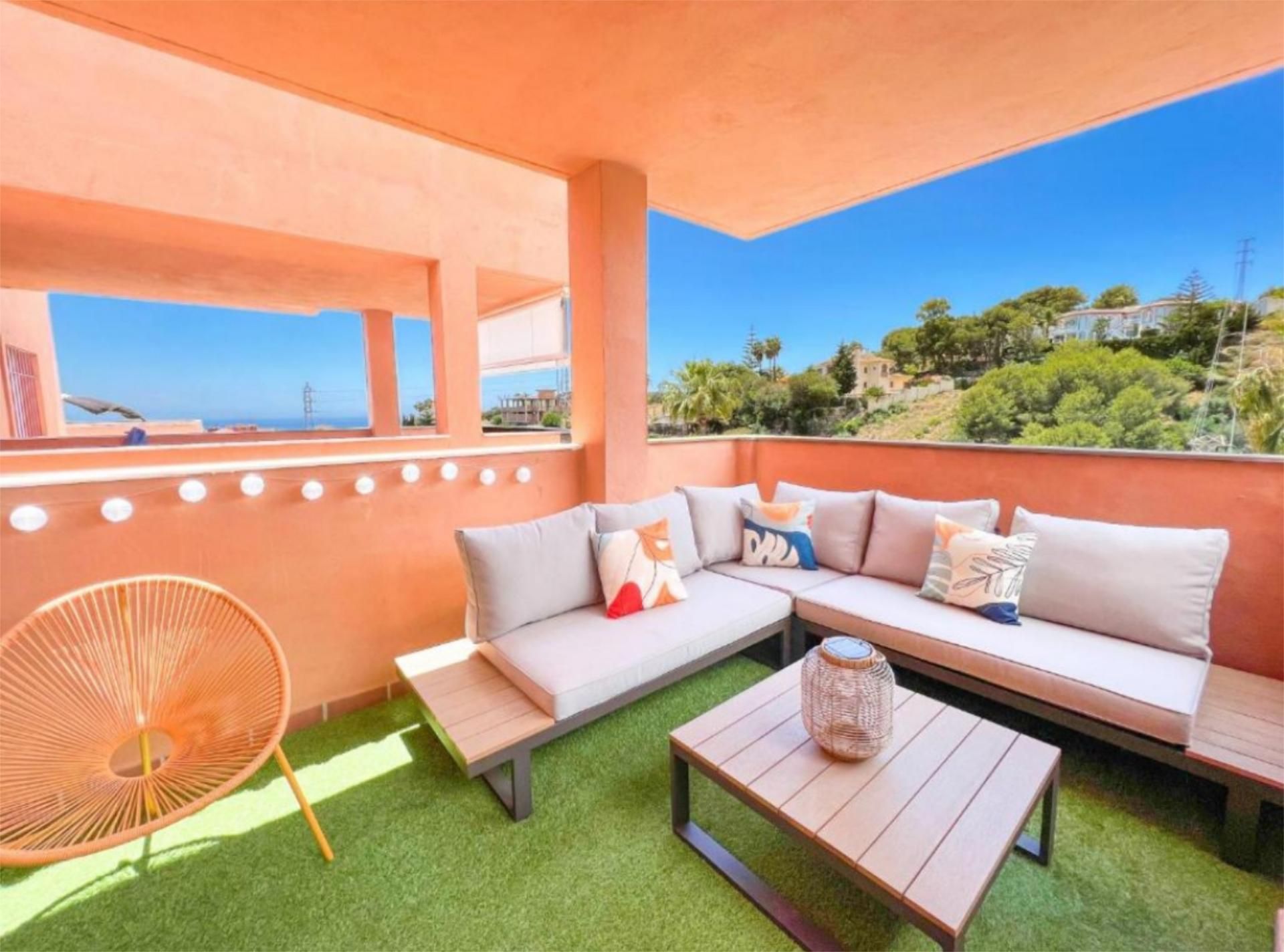 Terrace of Flat to rent in Marbella  with Air Conditioner, Heating and Private garden