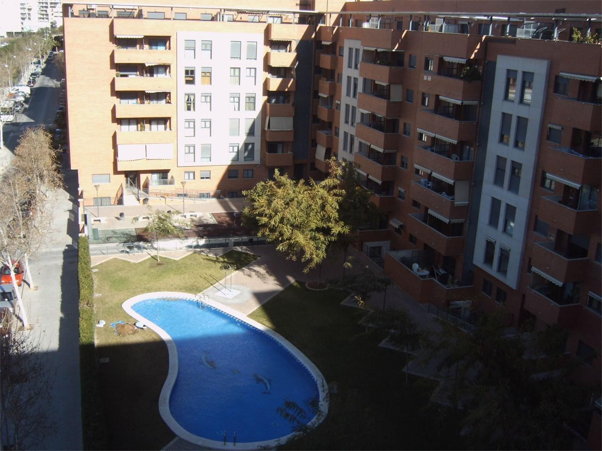 Swimming pool of Flat for sale in Paterna  with Air Conditioner, Heating and Private garden