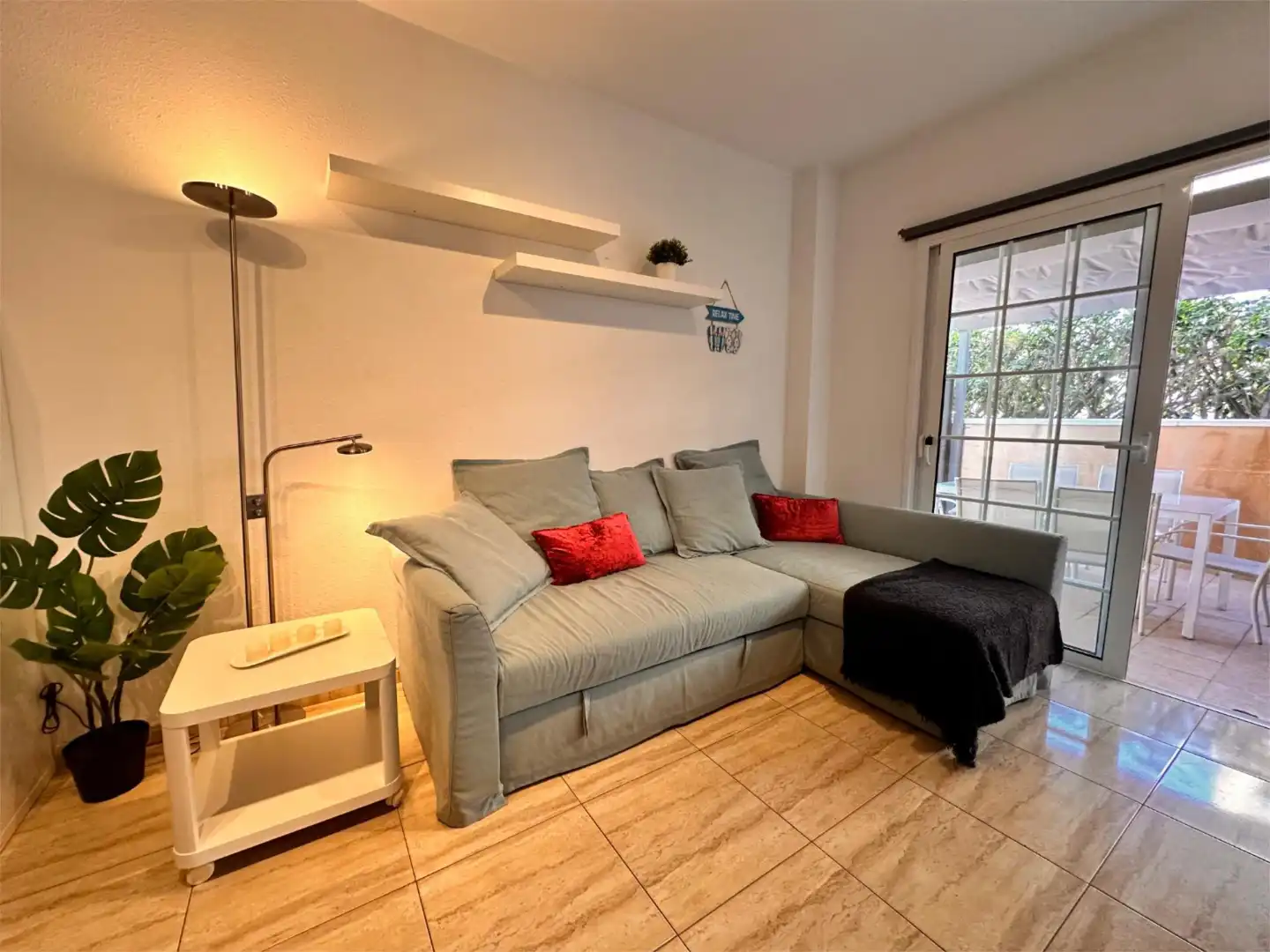 Apartments for rent in Calle Jilguero, 14, Palm - Mar Living room of Apartments for rent in Arona with Terrace and Swimming Pool