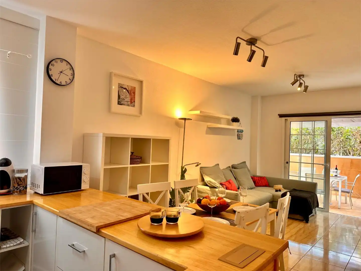 Apartments for rent in Calle Jilguero, 14, Palm - Mar Living room of Apartments for rent in Arona with Terrace and Swimming Pool