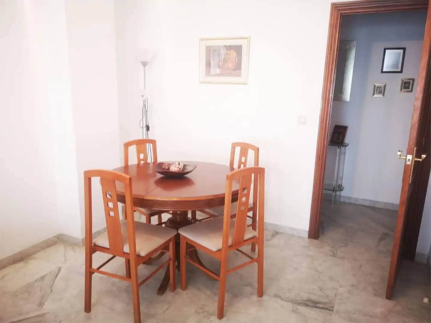 Wohnung zur Miete in Calle Vermondo Resta, 6, La Buhaira Esszimmer von Wohnung zur Miete in Sevilla Capital mit Klimaanlage und Schwimmbad