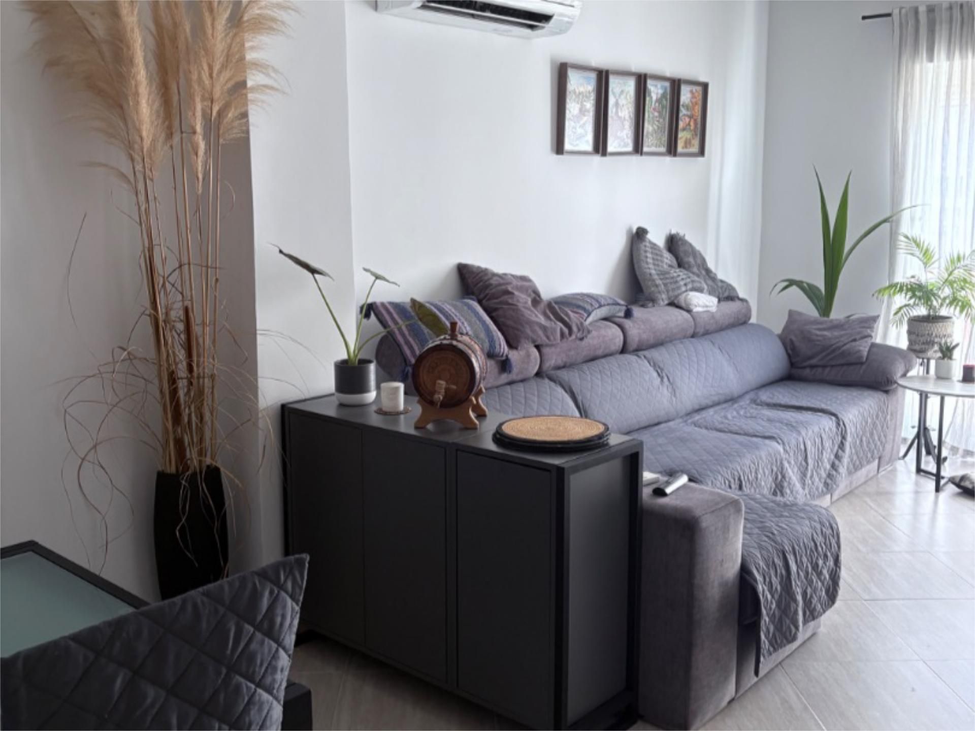 Living room of Flat for sale in Bellreguard  with Air Conditioner, Terrace and Balcony