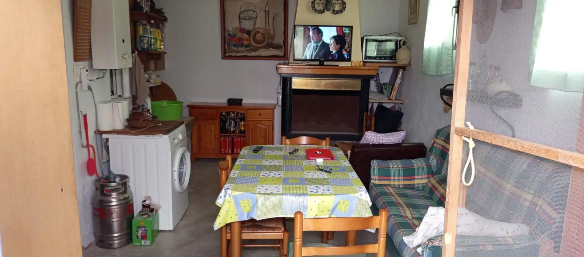 Sala de estar de Planta baja en venta en Benamaurel con Calefacción, Terraza y Amueblado