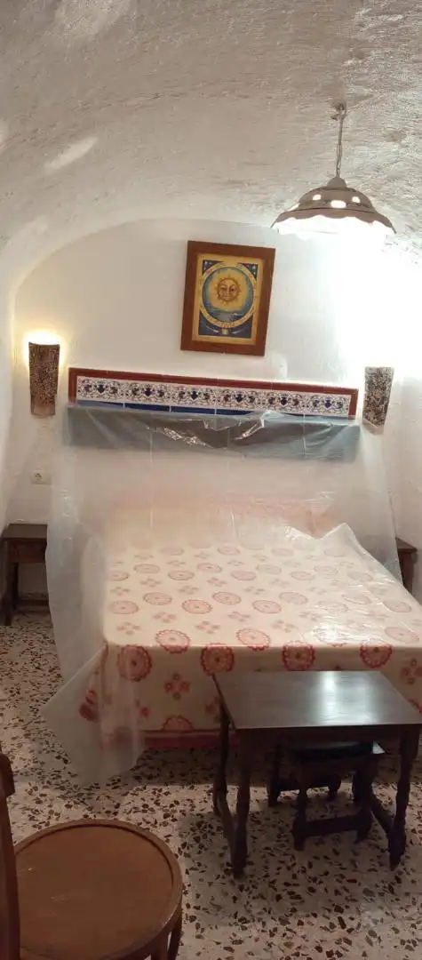 Baño de Planta baja en venta en Benamaurel con Calefacción, Terraza y Amueblado