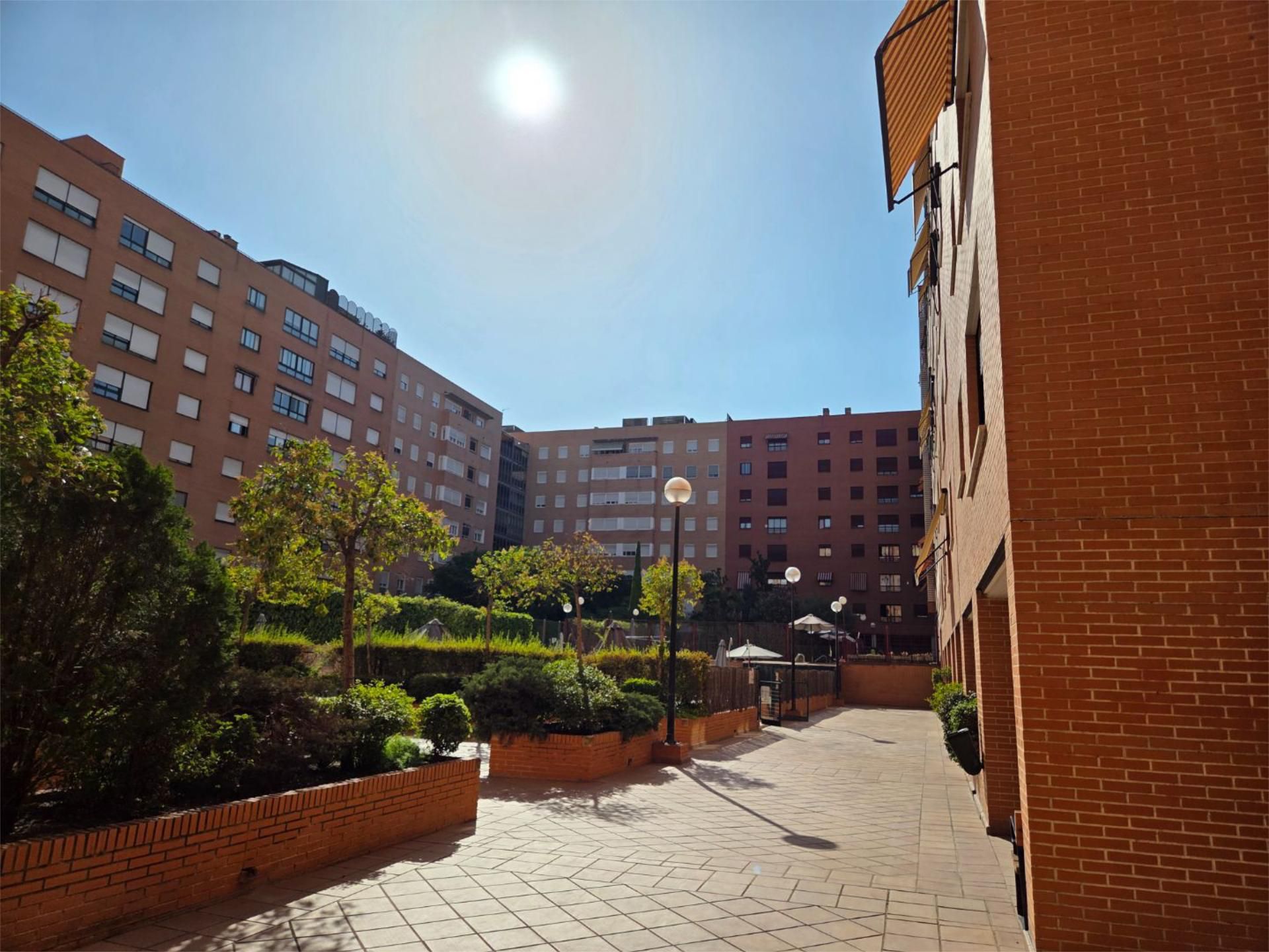 Exterior view of Flat for sale in  Madrid Capital  with Air Conditioner, Heating and Private garden