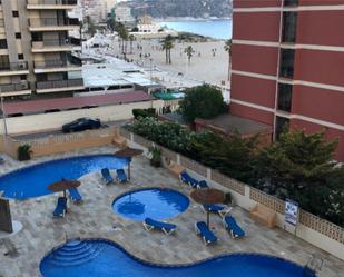Swimming pool of Apartment to rent in Calpe / Calp  with Air Conditioner, Heating and Terrace