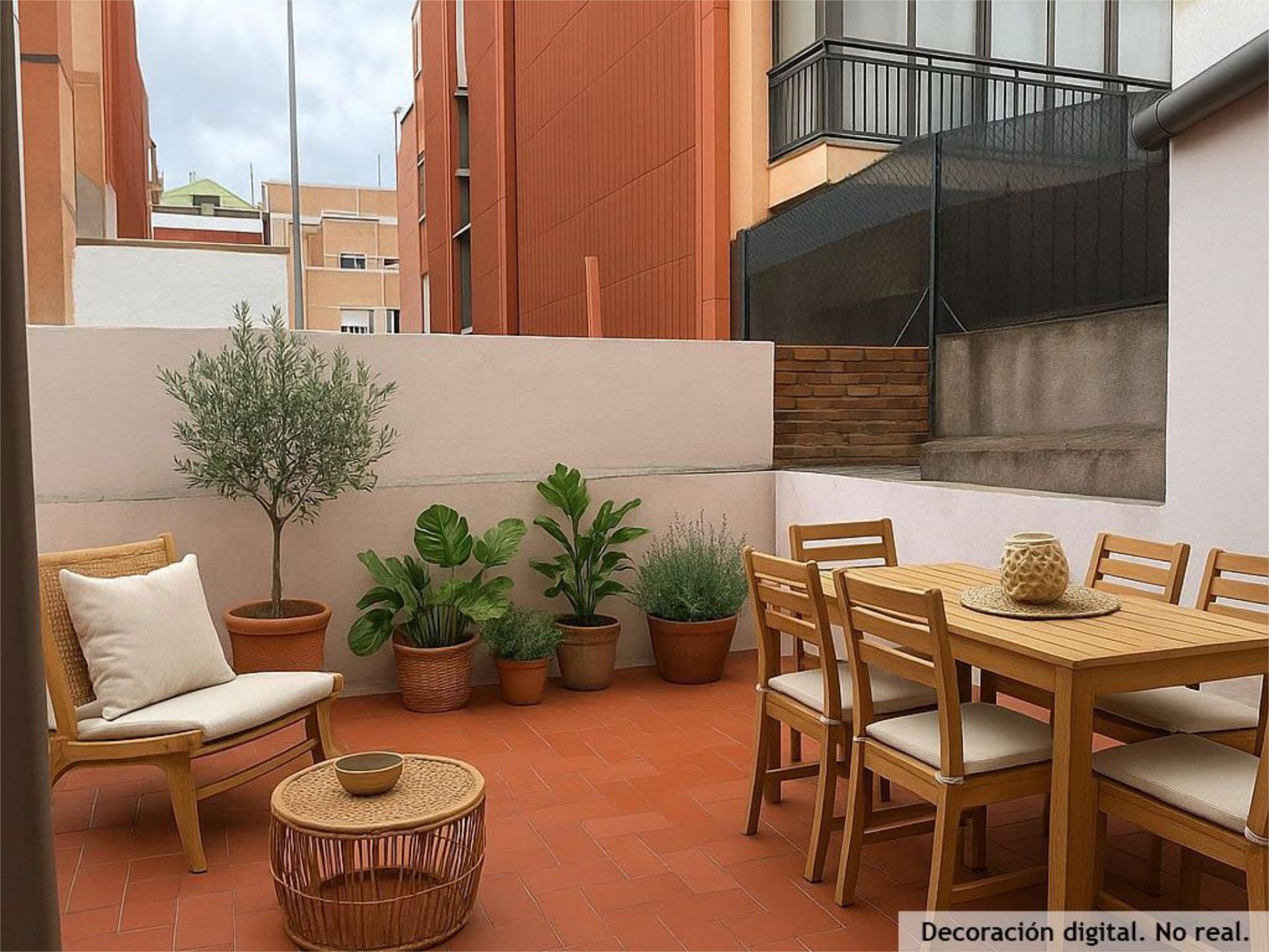 Terrace of Flat for sale in Cornellà de Llobregat  with Air Conditioner and Terrace