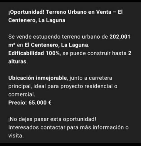 Finca rústica en Venta en Avenida el Centenero, 15D en Los Baldíos - Geneto - Guajara