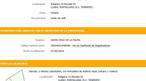 Foto 4 de Urbanizable en venta en Calle Llano Molino, 51, Puntallana, Santa Cruz de Tenerife