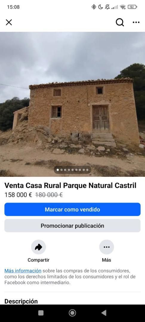 Finca rústica en venda en Castril