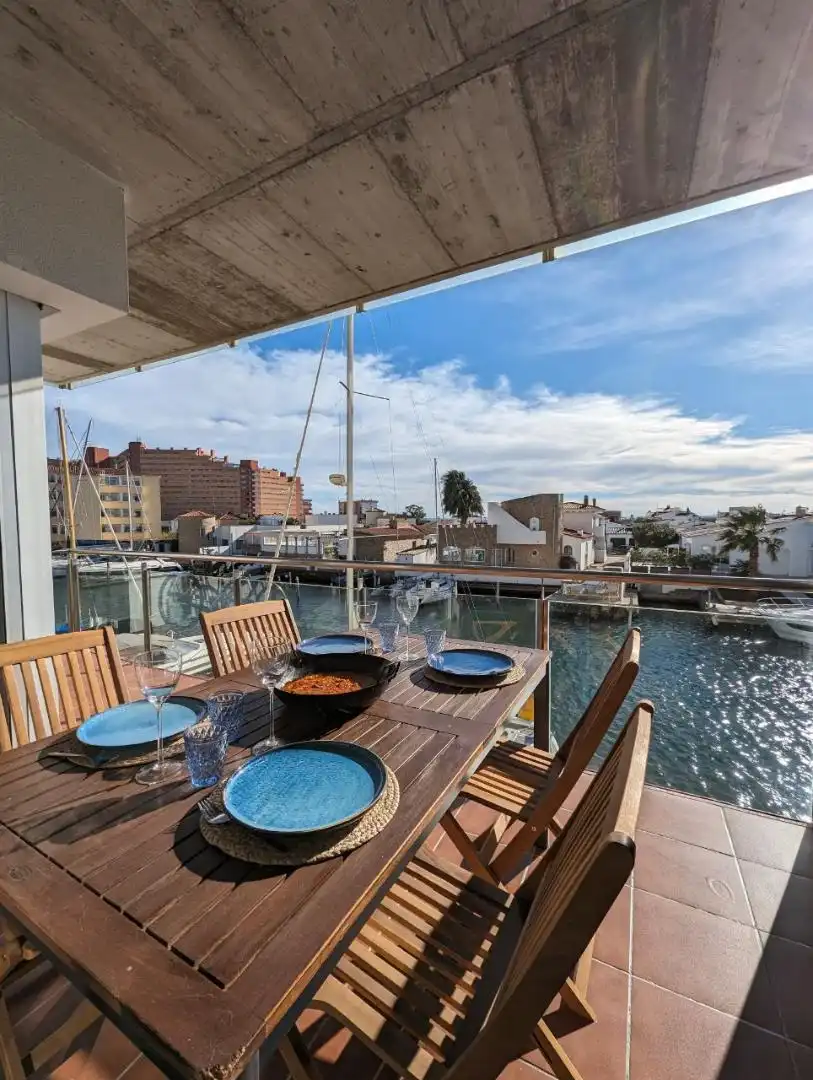 Flat for sale in Avinguda de Santa Margarida, 11, Santa Margarita Terrace of Flat for sale in Roses with Air Conditioner, Terrace and Swimming Pool
