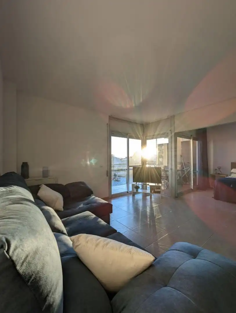 Flat for sale in Avinguda de Santa Margarida, 11, Santa Margarita Living room of Flat for sale in Roses with Air Conditioner, Terrace and Swimming Pool