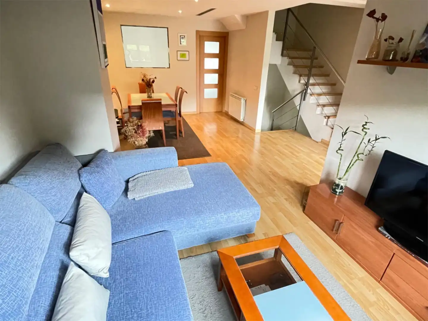 Casa o xalet en venda a La Virgen Kalea, 58, Lanciego / Lantziego Sala d'estar de Casa o xalet en venda en Lanciego / Lantziego amb Aire condicionat, Terrassa i Balcó
