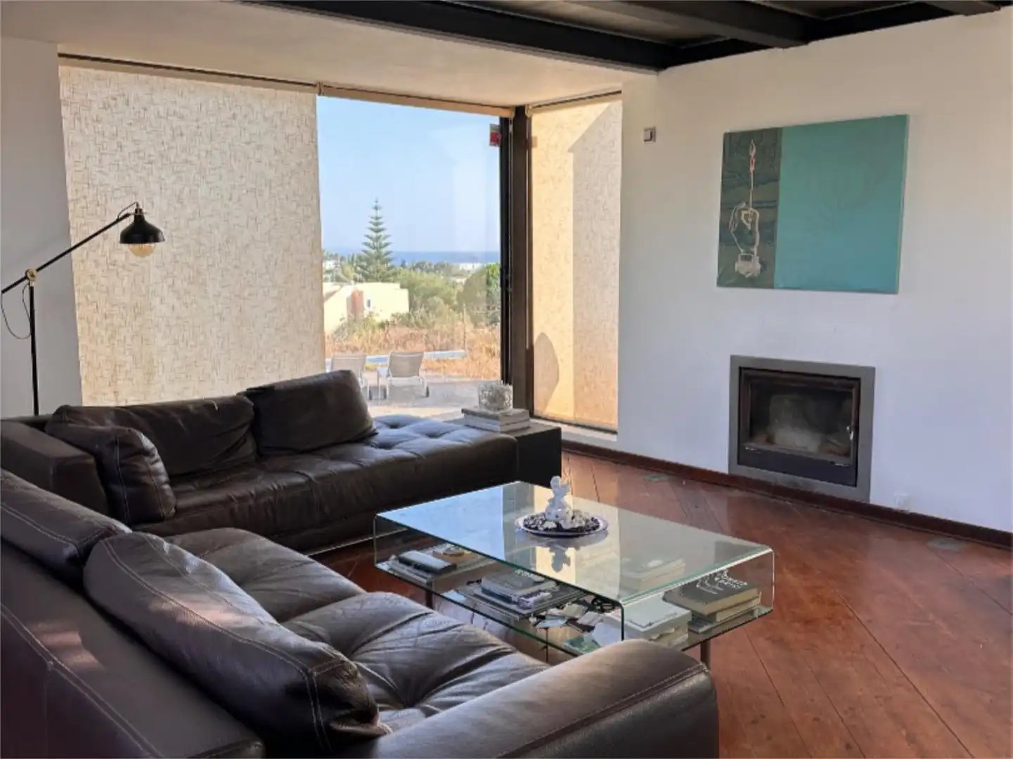 Sala de estar de Casa o chalet de alquiler en Santa Eulària des Riu con Aire acondicionado, Calefacción y Jardín privado