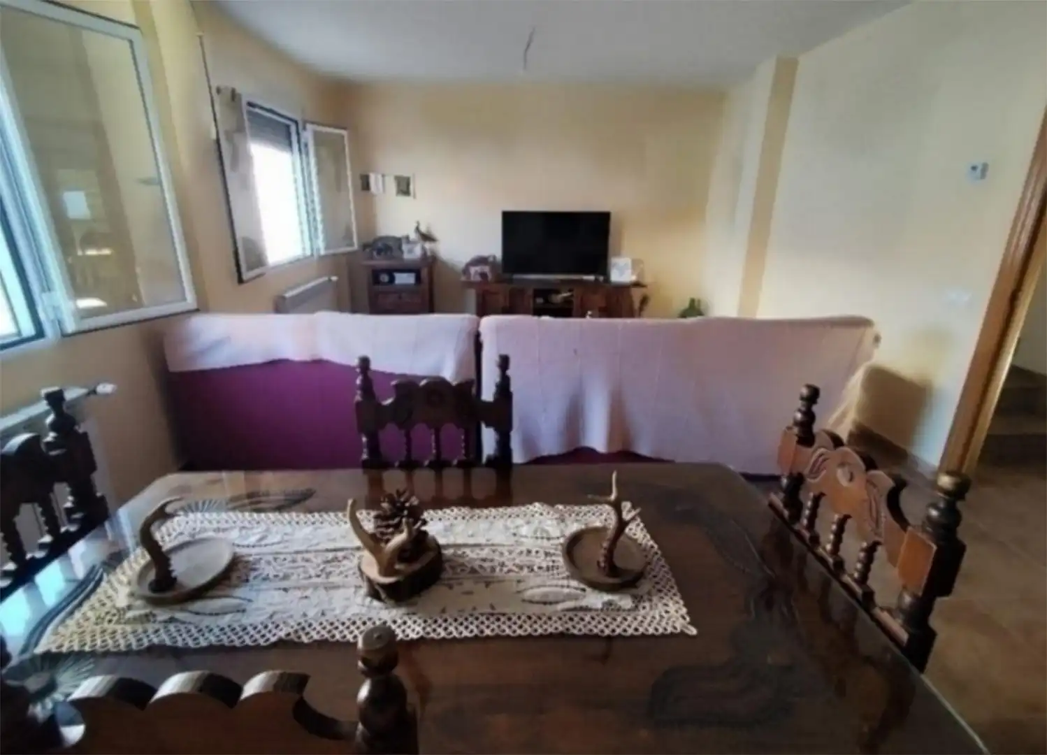 Dining room of Detached homes for sale in Landete  with Heating, Terrace and Storage room