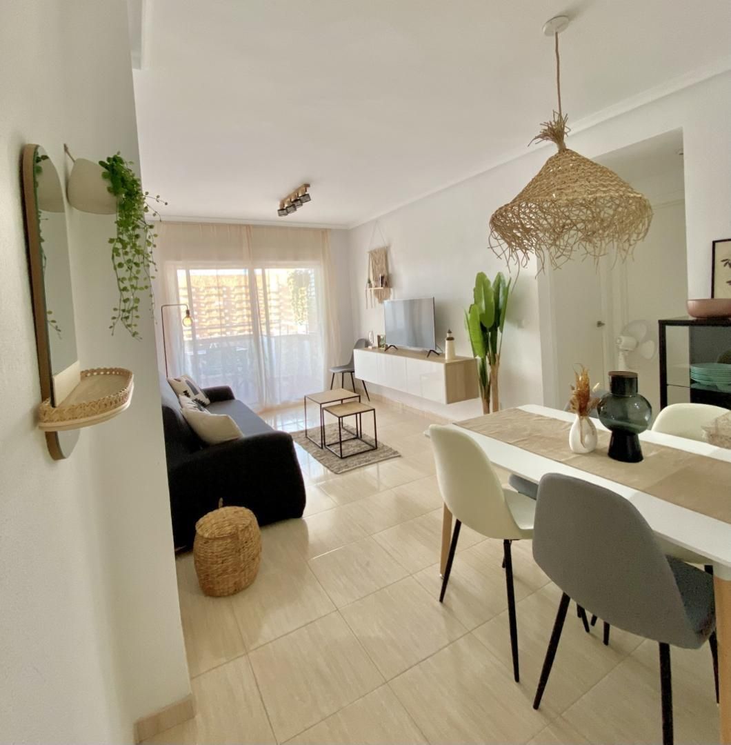 Living room of Flat to rent in Benigànim  with Air Conditioner, Furnished and Video intercom