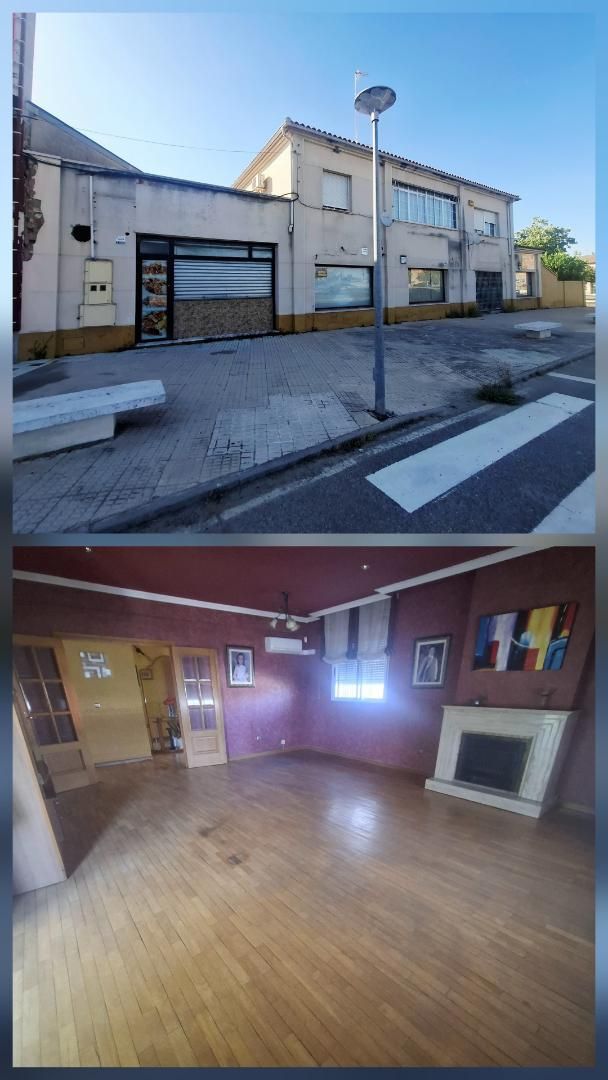 Vista exterior de Casa o xalet en venda en Navalmoral de la Mata amb Aire condicionat, Parquet i Terrassa