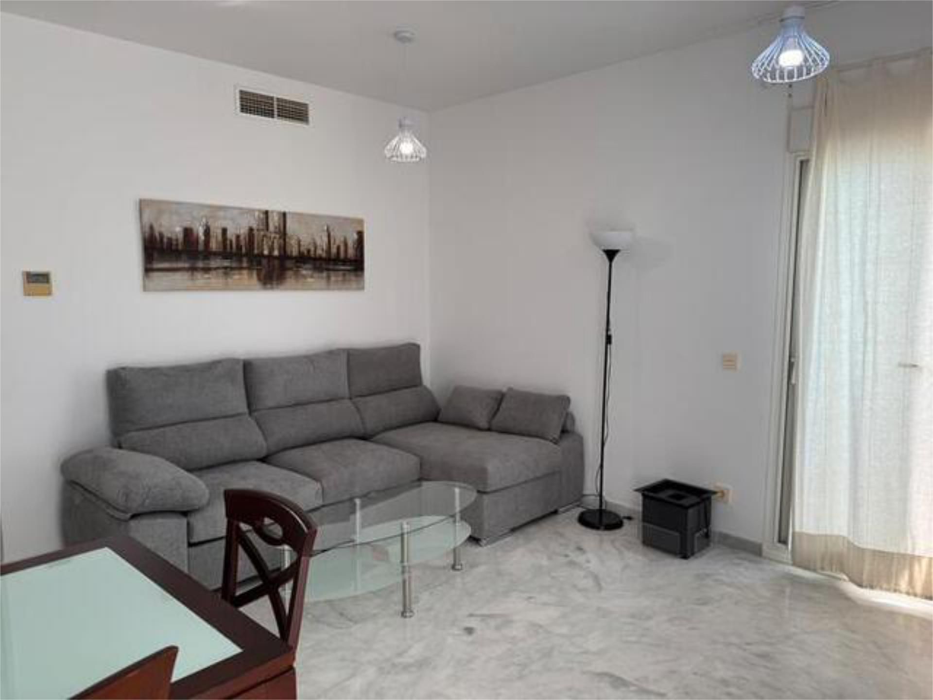 Living room of Flat to rent in Estepona  with Heating, Private garden and Terrace