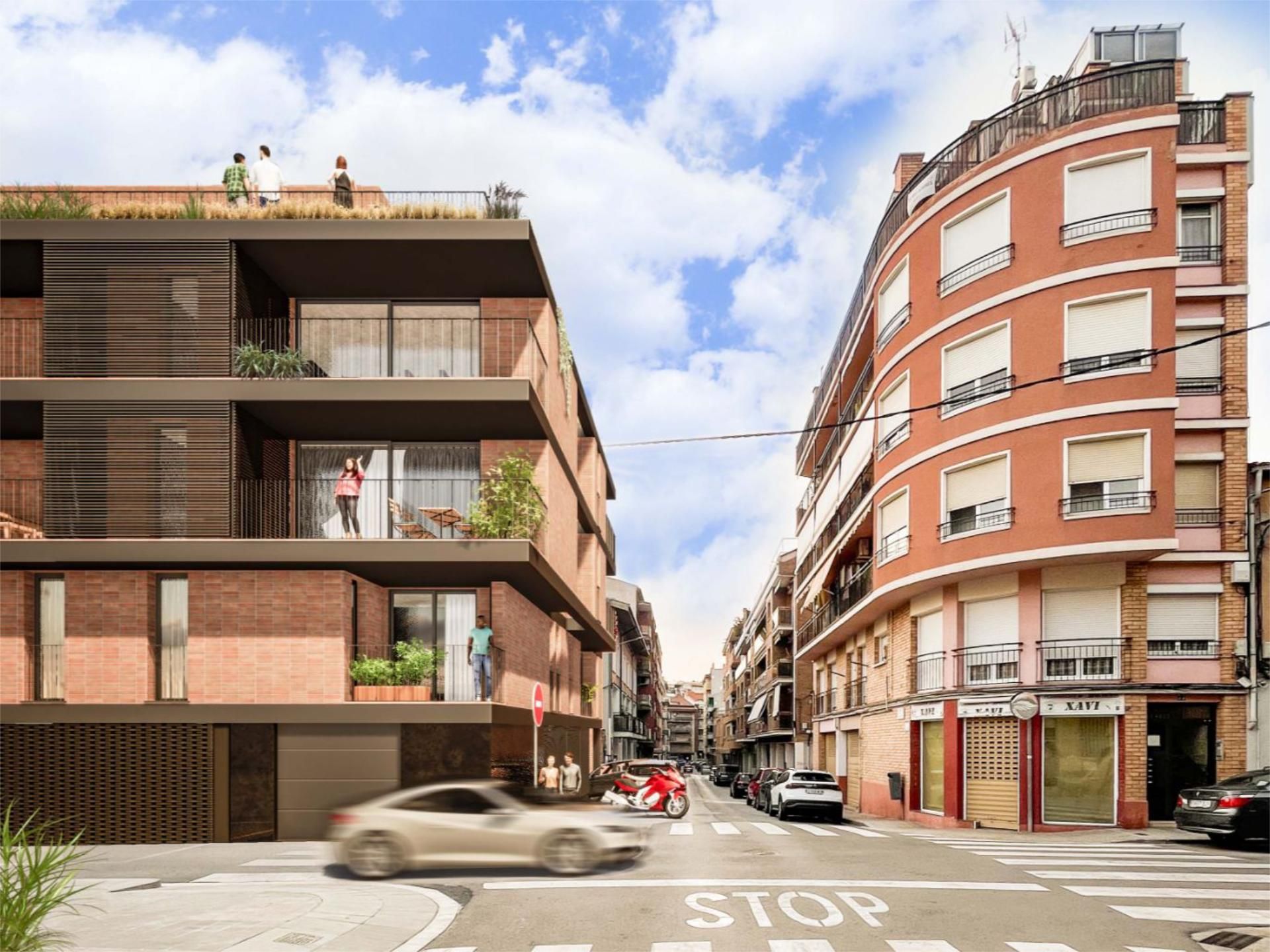 Exterior view of Flat for sale in Manresa  with Air Conditioner, Terrace and Balcony
