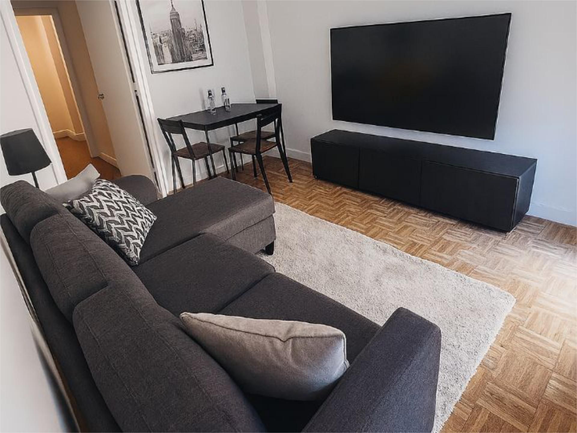 Sala d'estar de Pis de lloguer en Tudela amb Balcó