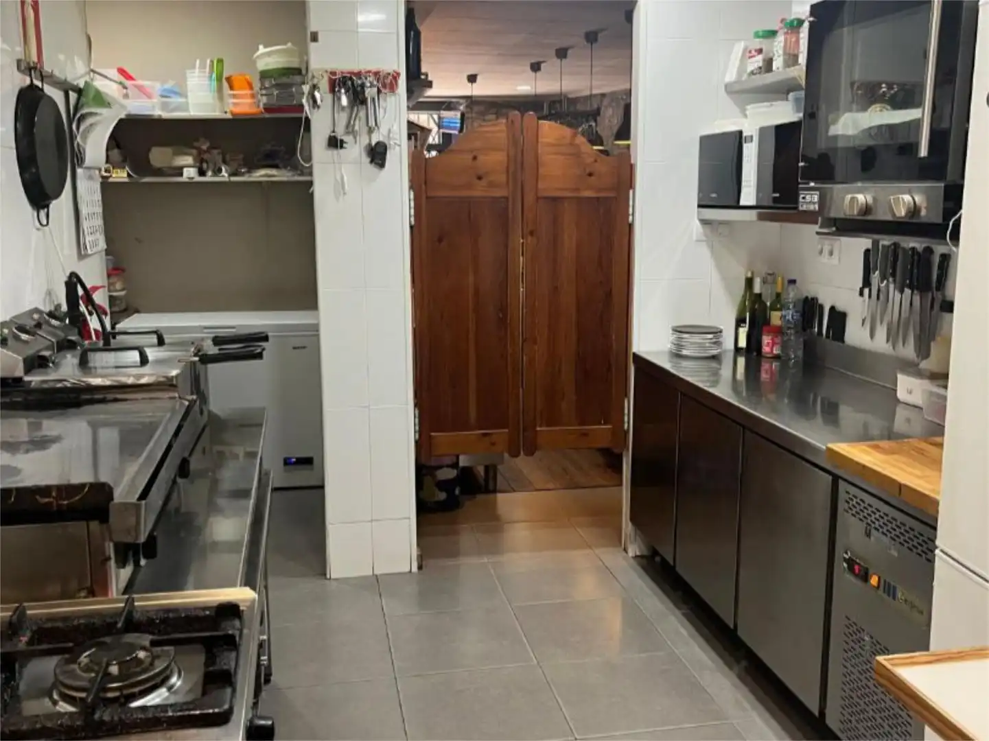Local en traspaso en Carrer Gran, 27, Sant Vicenç de Castellet Cocina de Local en traspaso en Sant Vicenç de Castellet con Aire acondicionado, Calefacción y Parquet