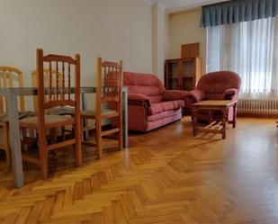 Living room of Flat to rent in Lugo Capital  with Heating, Parquet flooring and Furnished