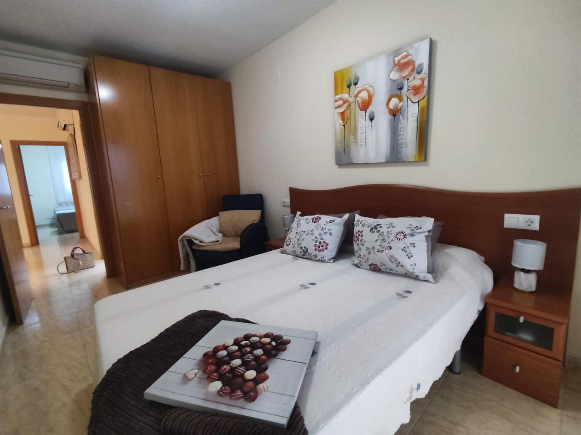 Bedroom of Flat for sale in Vandellòs i l'Hospitalet de l'Infant  with Heating, Terrace and Swimming Pool