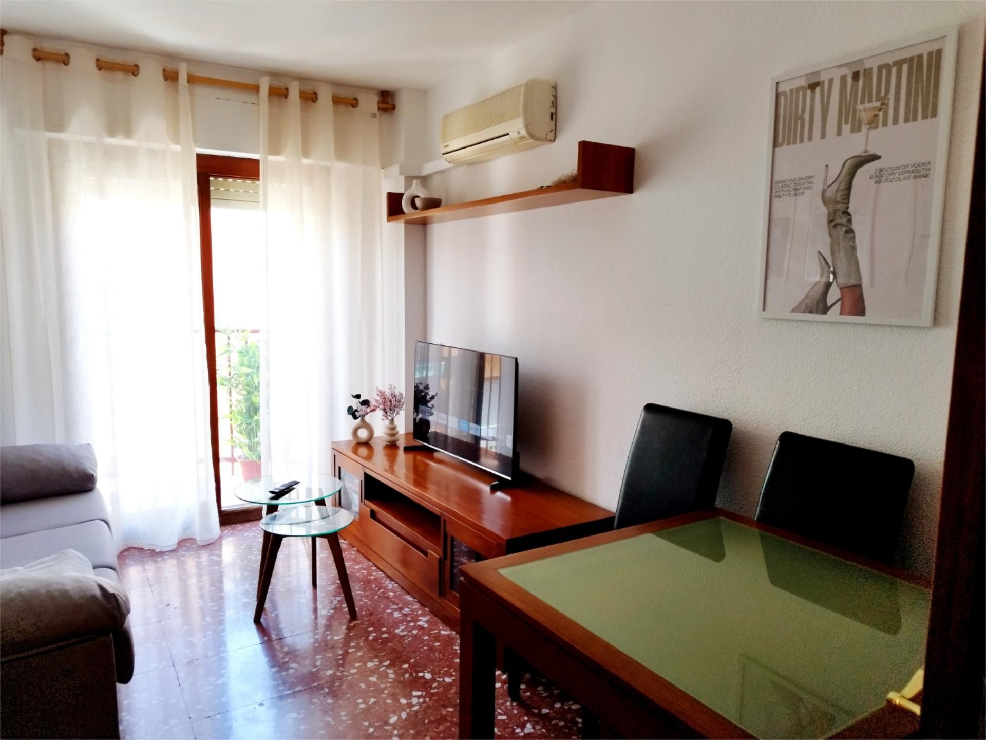 Sala d'estar de Pis de lloguer en San Vicente del Raspeig / Sant Vicent del Raspeig amb Aire condicionat i Balcó