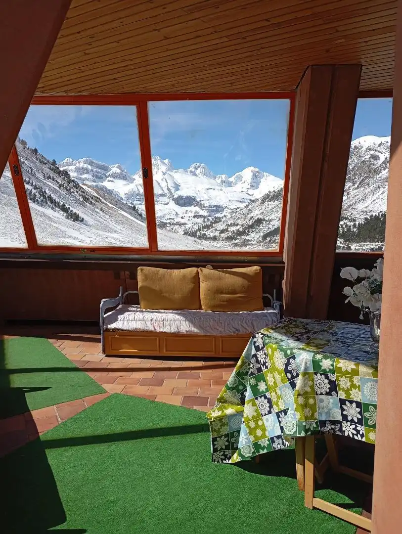 Bedroom of Flat for sale in Jaca  with Heating, Terrace and Furnished
