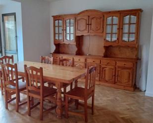 Dining room of Flat to rent in Sigüenza  with Heating, Parquet flooring and Furnished