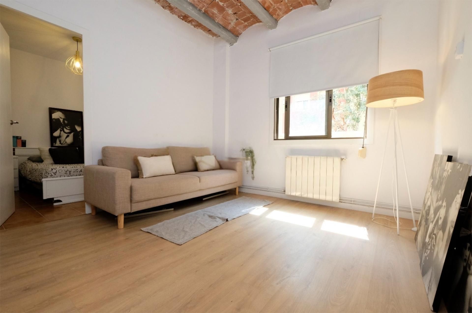 Sala d'estar de Pis en venda en  Barcelona Capital amb Aire condicionat
