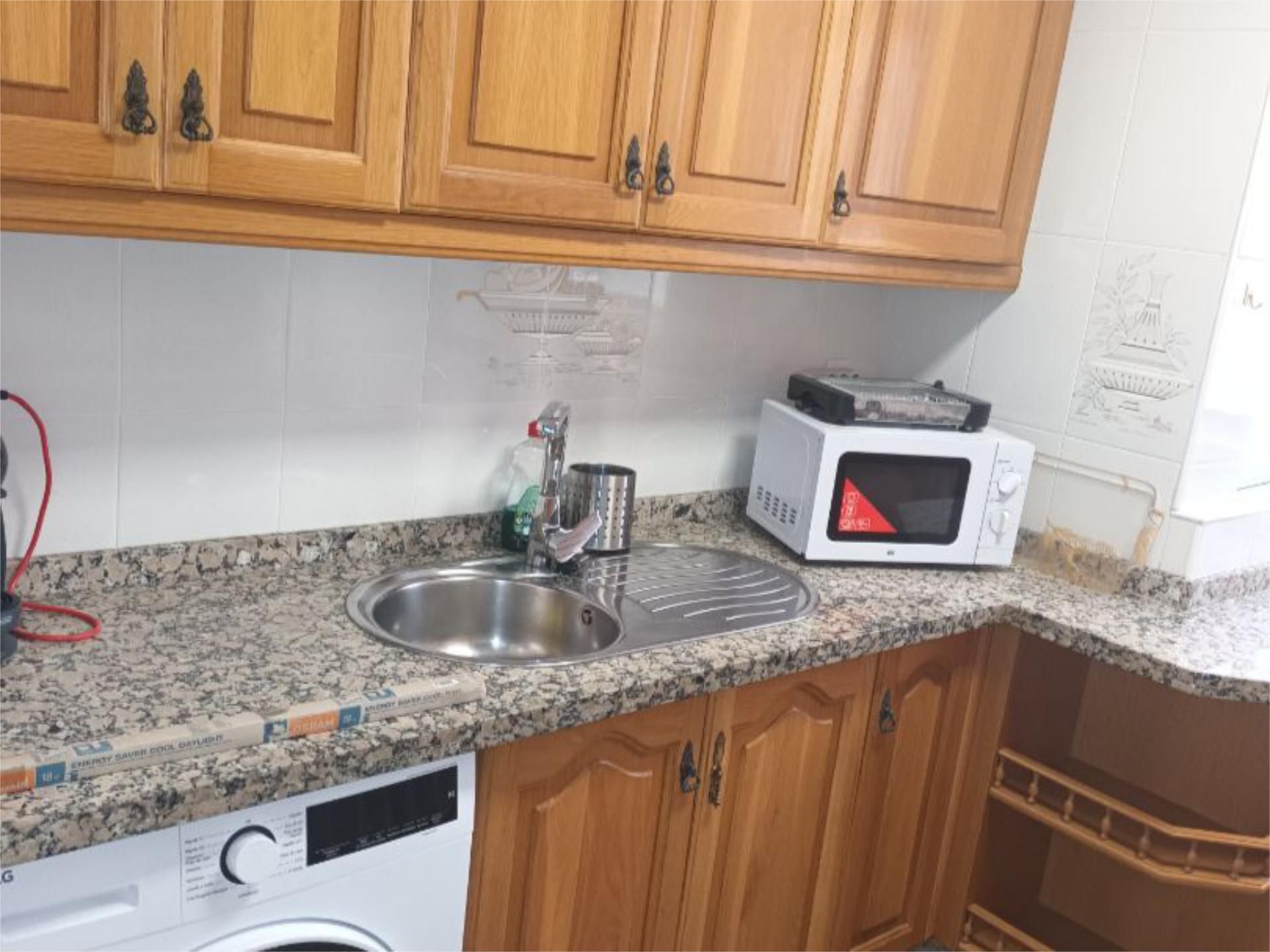 Kitchen of Flat to rent in Málaga Capital  with Air Conditioner, Terrace and Furnished