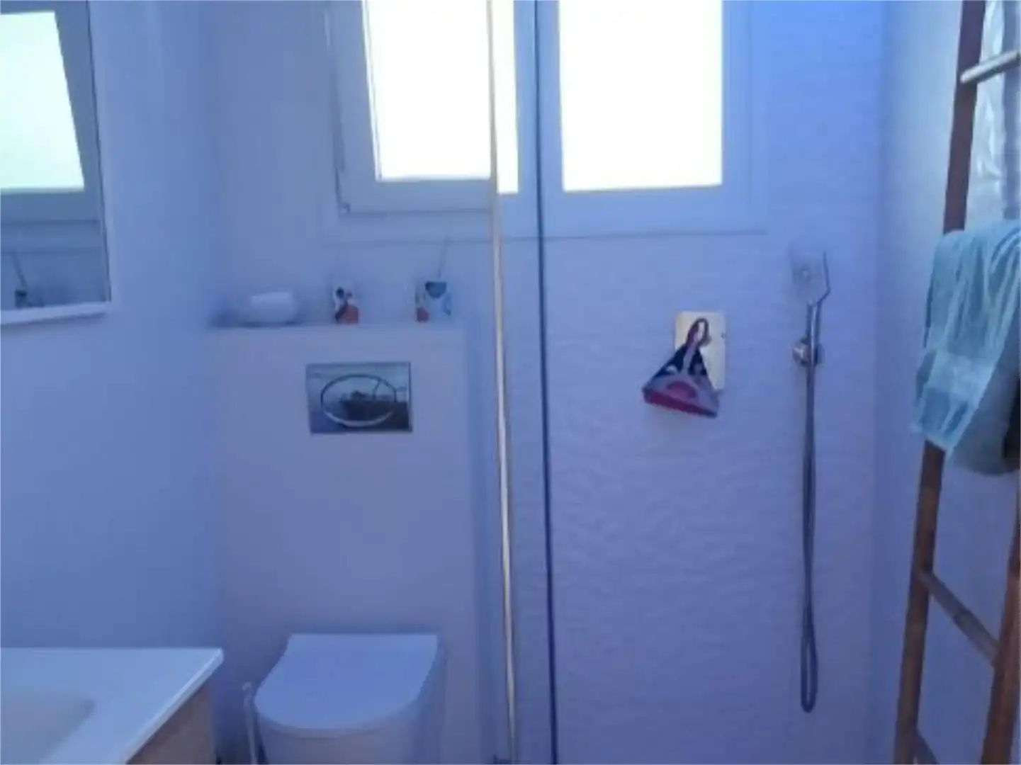 Baño de Apartamento de alquiler en Pollença con Aire acondicionado, Calefacción y Jardín privado