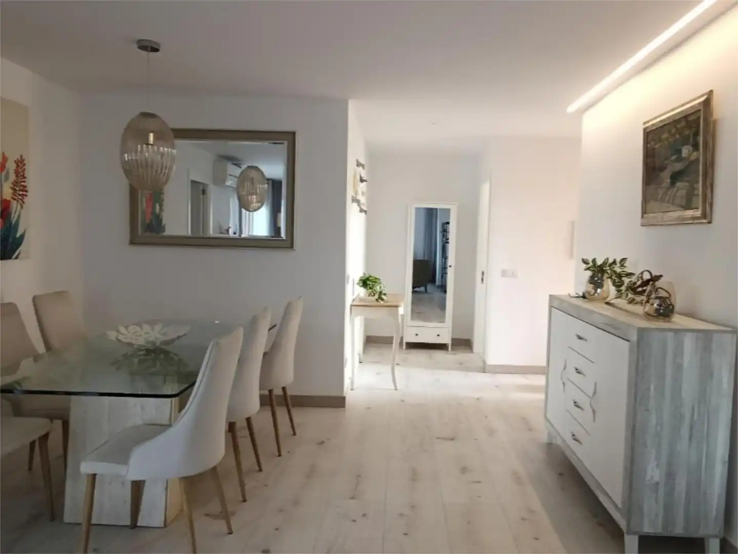 Comedor de Apartamento de alquiler en Pollença con Aire acondicionado, Calefacción y Jardín privado