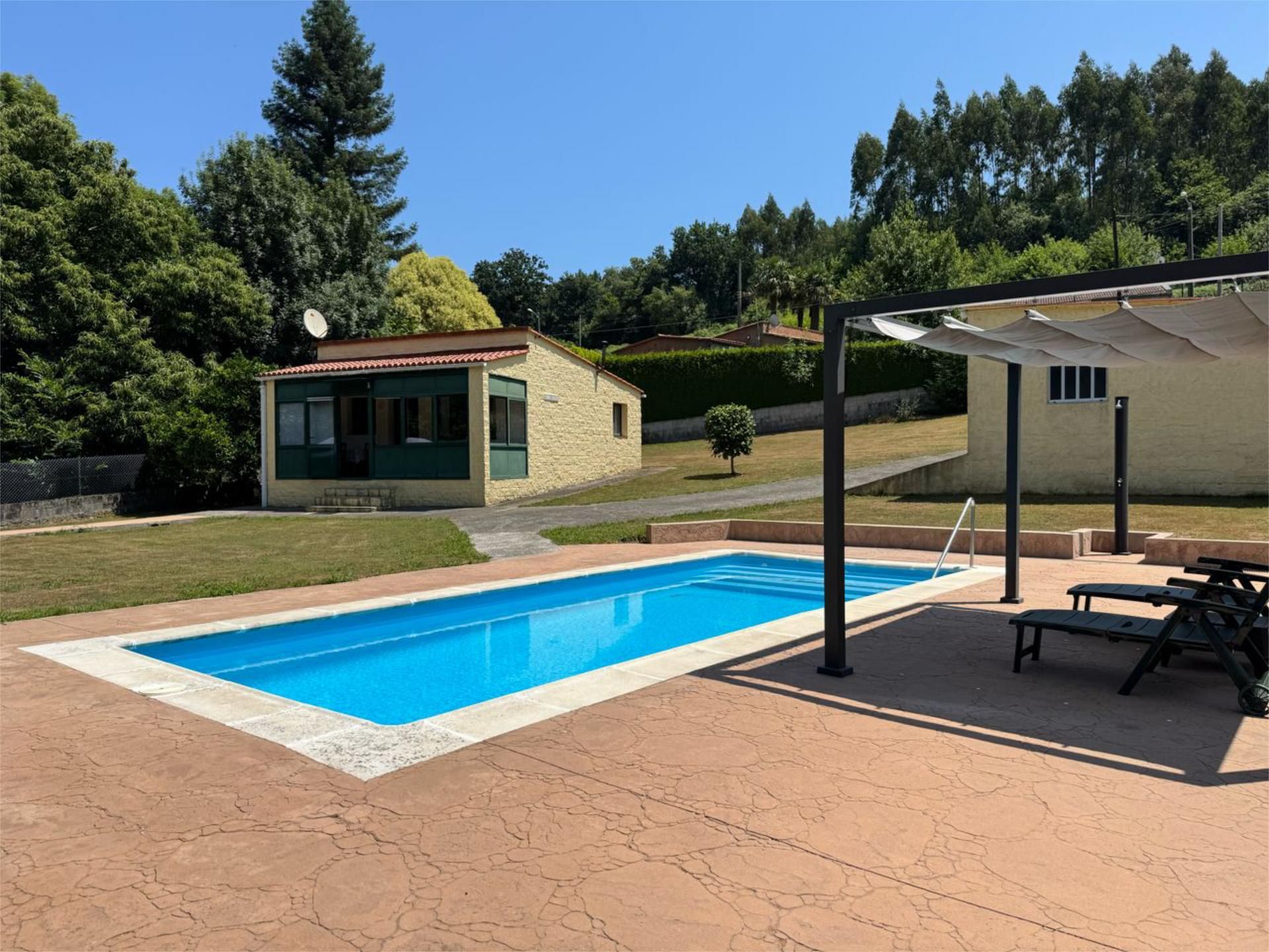 Piscina de Casa o xalet en venda en Vilarmaior amb Terrassa i Piscina
