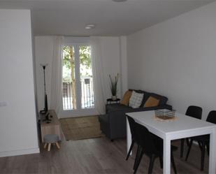 Living room of Flat to share in  Lleida Capital  with Air Conditioner, Parquet flooring and Furnished