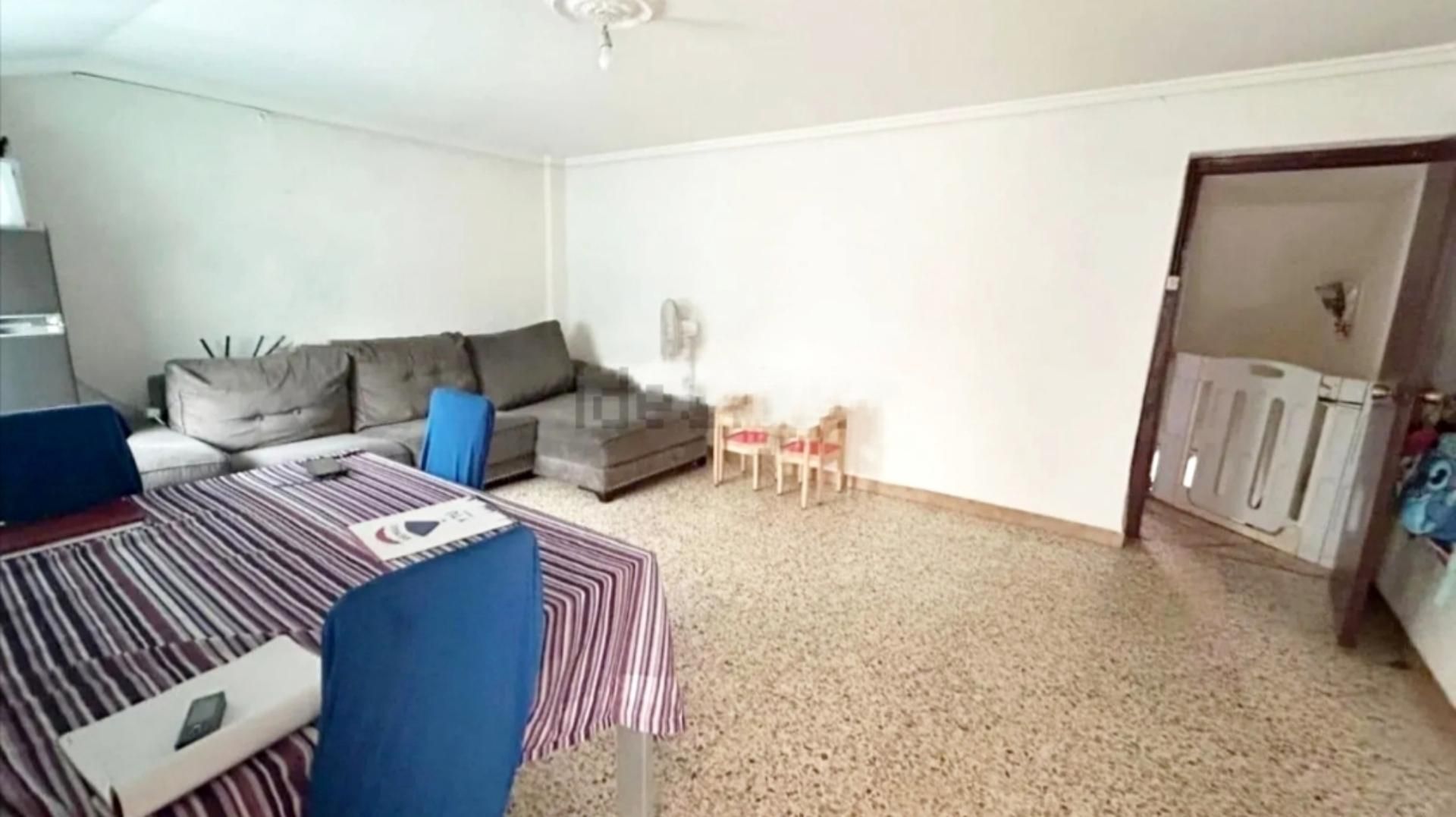Living room of Single-family semi-detached for sale in Bárboles  with Heating, Storage room and Microwave