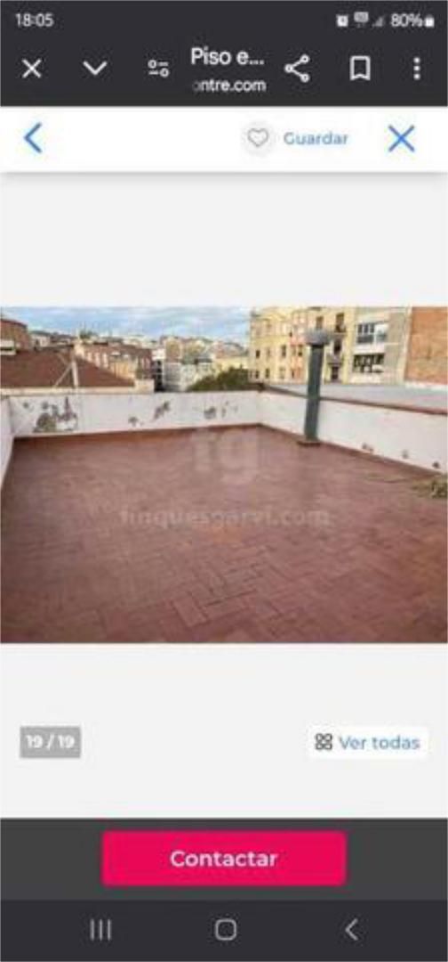 Terrace of Flat to rent in L'Hospitalet de Llobregat  with Terrace