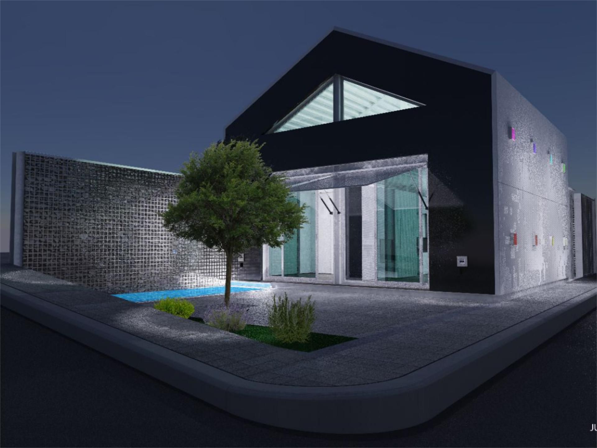 Exterior view of House or chalet for sale in Ossa de Montiel  with Air Conditioner, Terrace and Swimming Pool