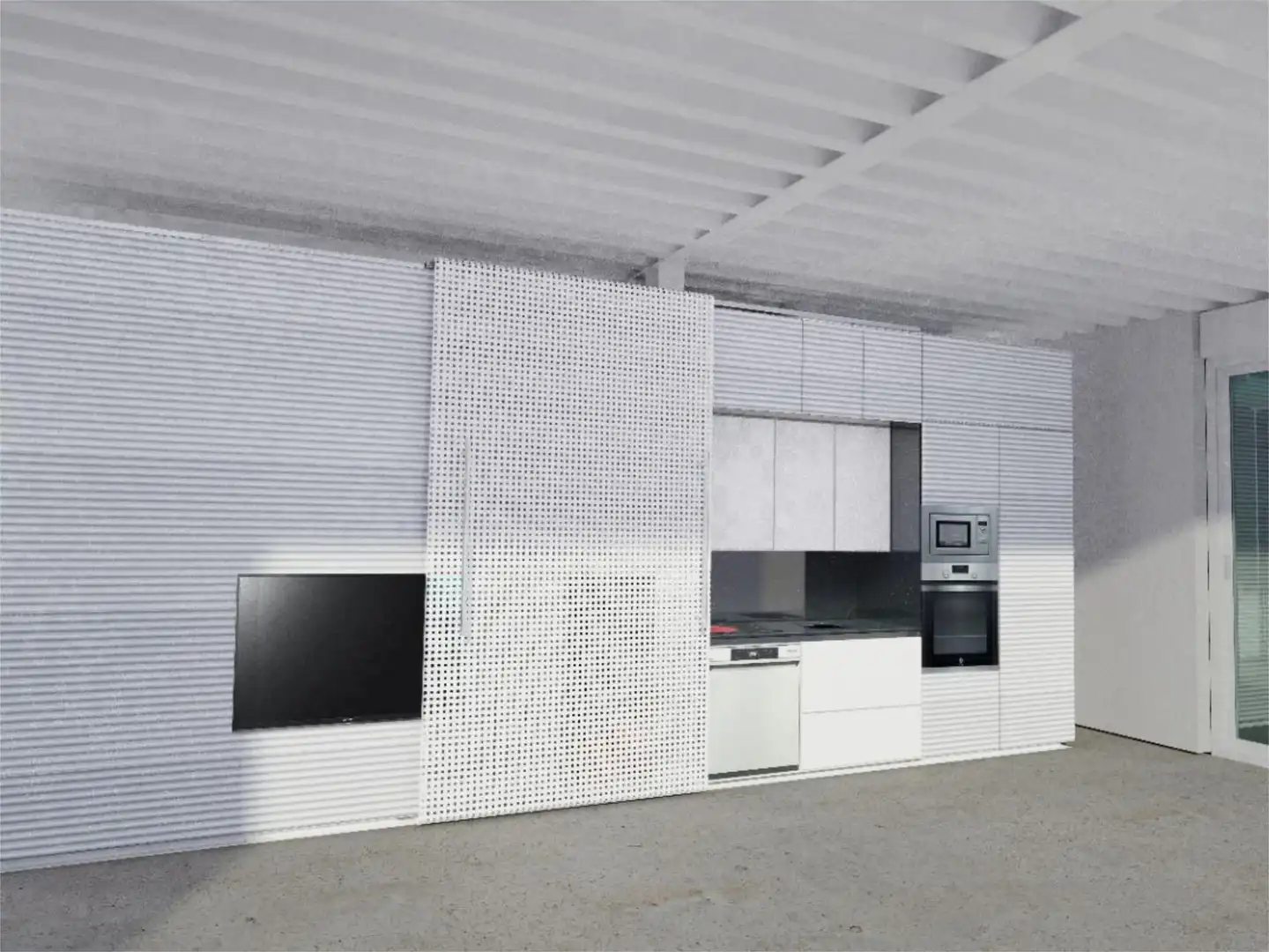 Wohnung zum Verkauf in Calle el Palomar, 27, Ossa de Montiel Küche von Wohnung zum Verkauf in Ossa de Montiel mit Klimaanlage, Heizung und Privatgarten