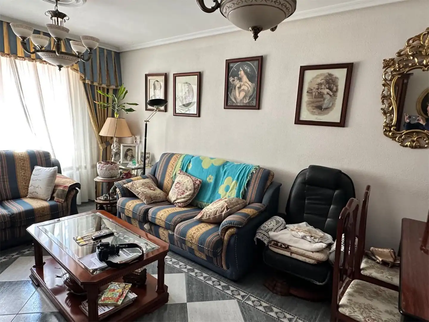 Living room of Flat for sale in Cistérniga  with Terrace and Swimming Pool