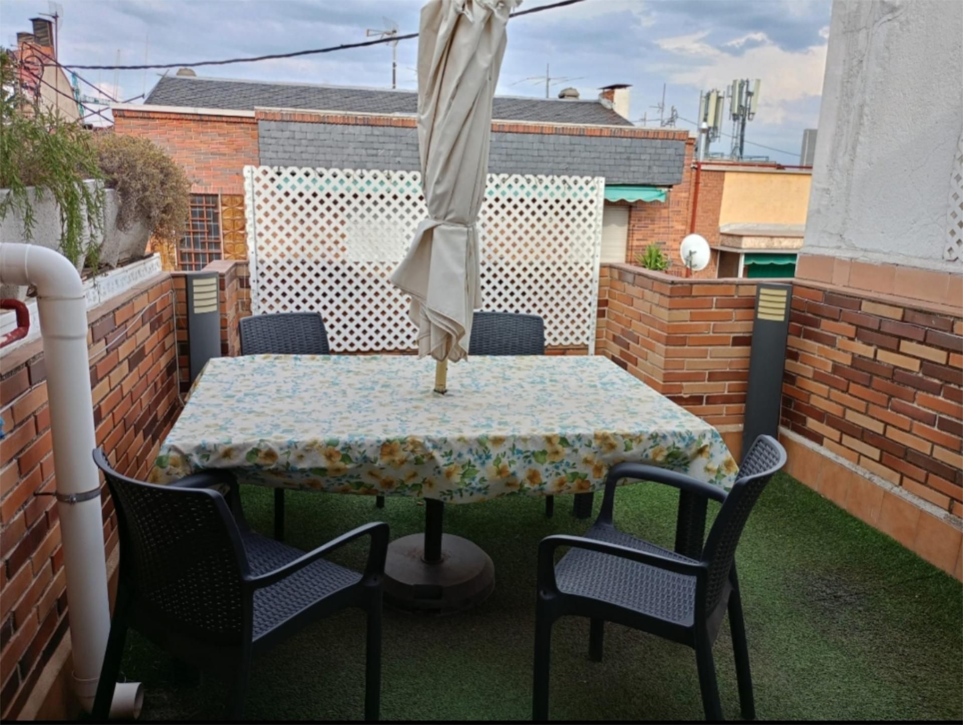 Terrace of Attic to rent in  Madrid Capital  with Heating, Private garden and Terrace