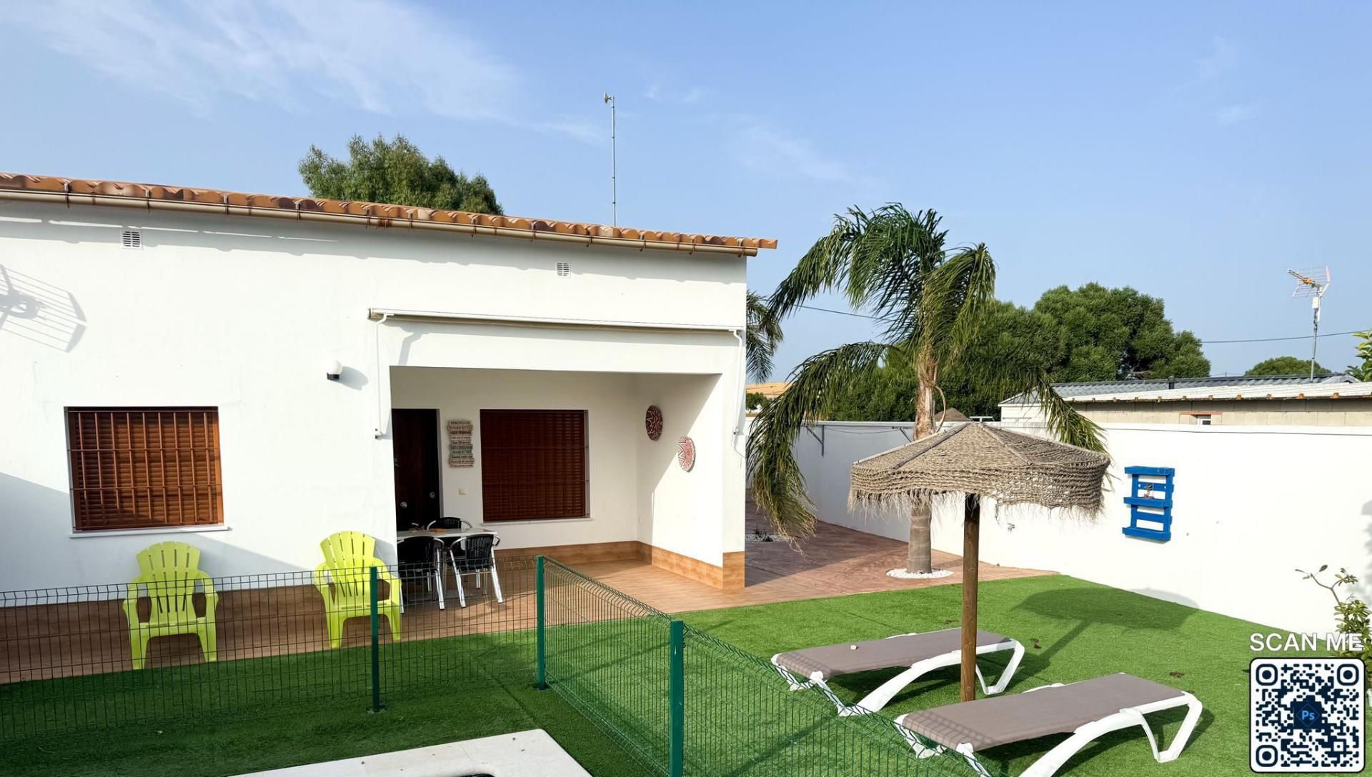 Jardí de Casa o xalet de lloguer en Vejer de la Frontera amb Aire condicionat, Calefacció i Jardí privat