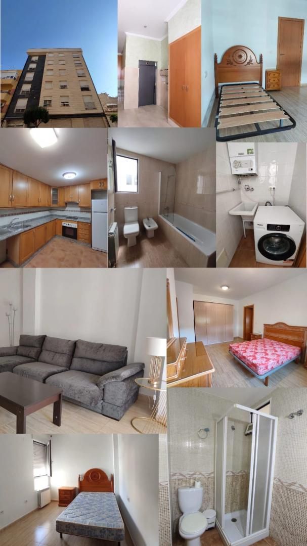 Schlafzimmer von Wohnung miete in Yecla mit Heizung, Abstellraum und Möbliert