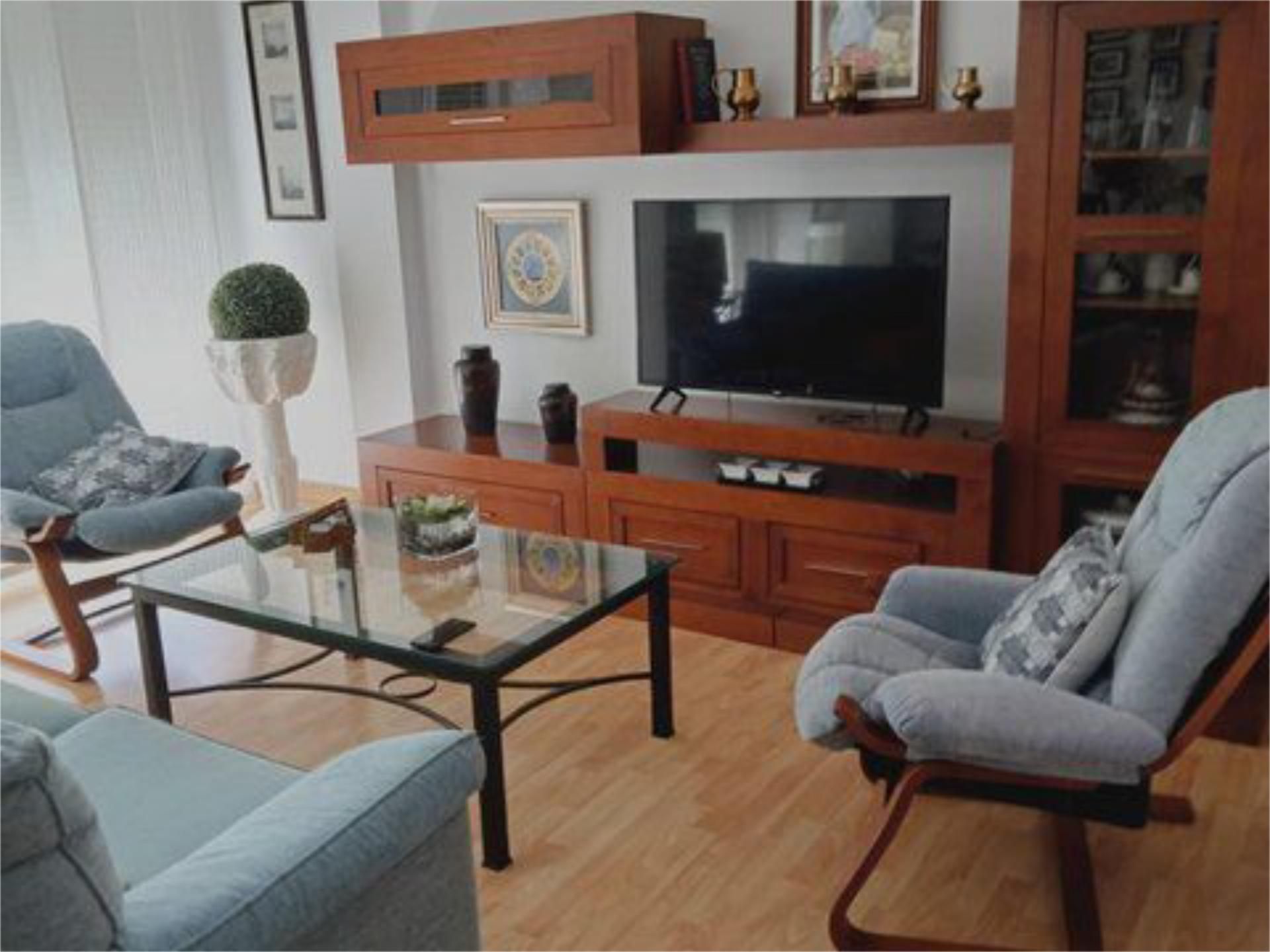 Living room of Flat to rent in Soria Capital   with Heating, Parquet flooring and Furnished
