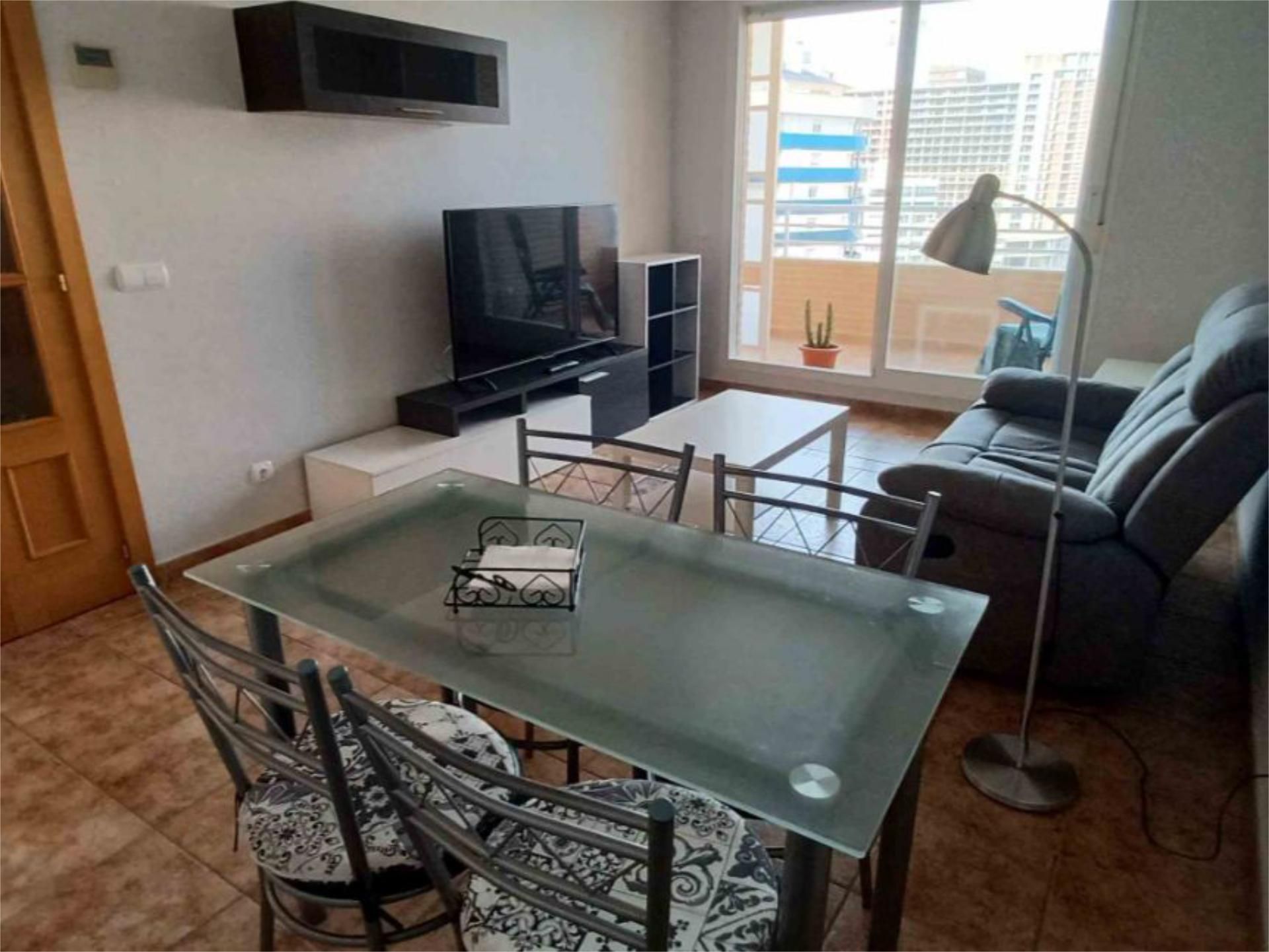 Living room of Flat to rent in Villajoyosa / La Vila Joiosa  with Air Conditioner, Heating and Private garden