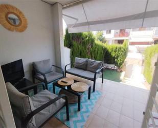 Terrassa de Apartament de lloguer en Benicasim / Benicàssim amb Calefacció, Jardí privat i Terrassa