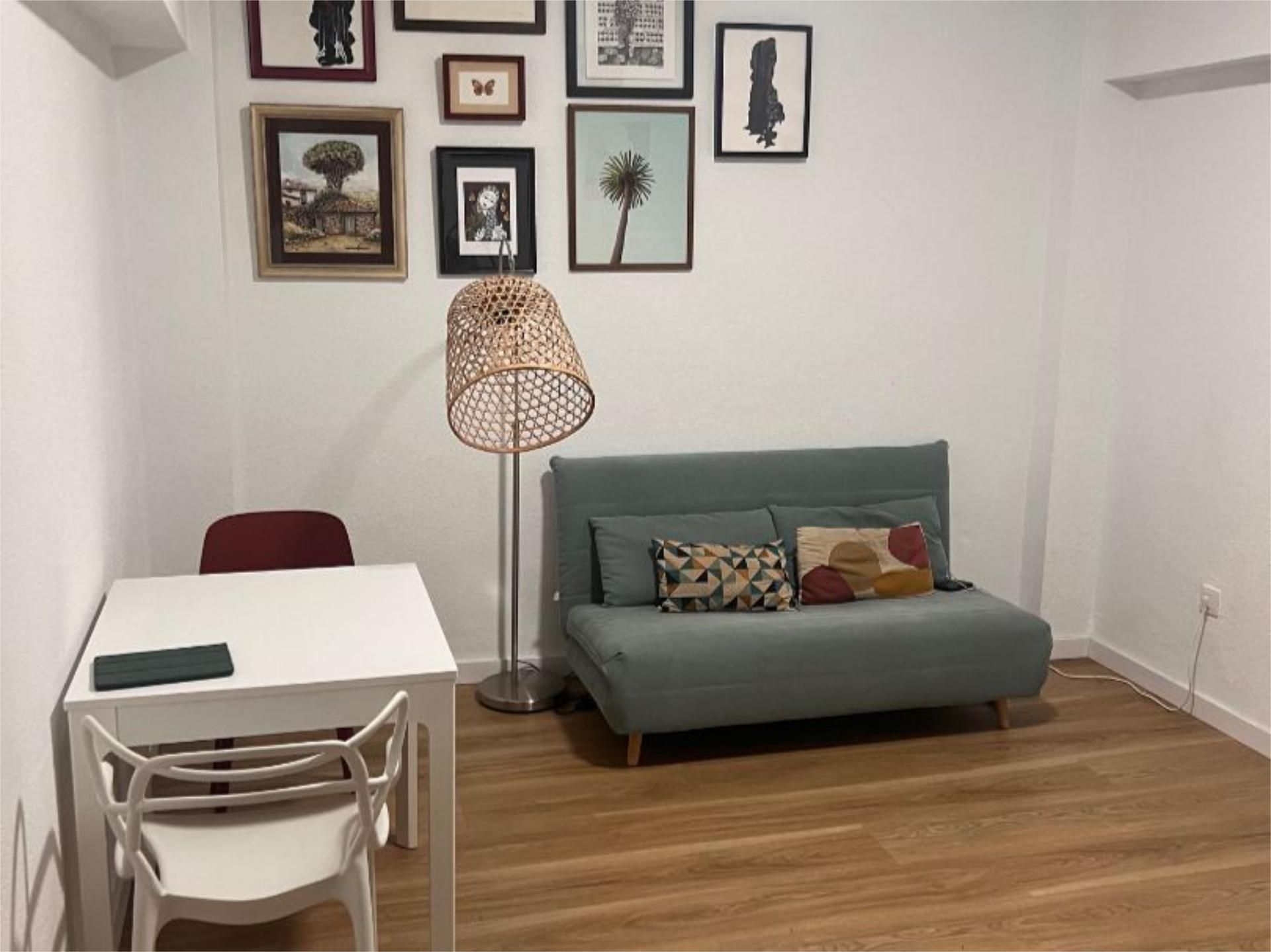 Living room of Flat to rent in Las Palmas de Gran Canaria  with Air Conditioner, Parquet flooring and Furnished